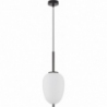 Tamo 15.8 white&amp;black glass pendant lamp