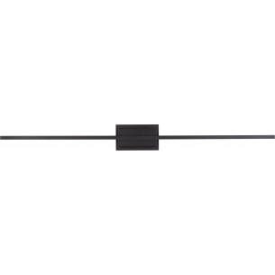 Baris LED 120.5cm black minimalistic Long wall lamp