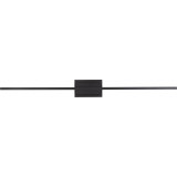 Kinkiet podłużny minimalistyczny Baris LED 120,5cm czarny