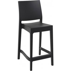 Maya 65 black bar chair Siesta