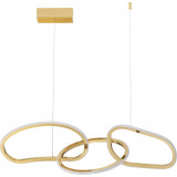 Lampa wisząca glamour Trish LED 82cm złota