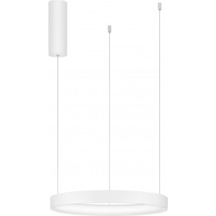 Bunder LED 40cm white round pendant lamp