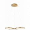 Raan LED 55cm brass modern circle pendant lamp