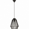 Darby 27.5cm black rope boho pendant lamp