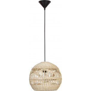 Saparua I 30cm boho rattan ball pendant lamp