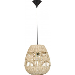 Saparua III 30cm boho rattan pendant lamp