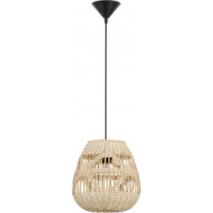 Saparua III 27cm boho rattan pendant lamp