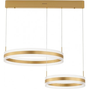 Dream LED 82cm gold modern circle pendant lamp