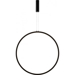 Zero LED 80cm black modern pendant lamp