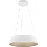 Lampa wisząca okrągła Tessa LED 54cm biały/szampański