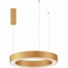 Cole LED 60cm brass round pendant lamp with remote control