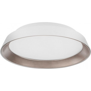 Piano LED 45cm white&amp;coffee modern round ceiling lamp