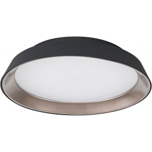 Piano LED 45cm black&amp;coffee modern round ceiling lamp