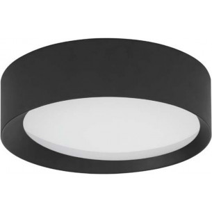 Demon LED 45cm black designer round ceiling lamp