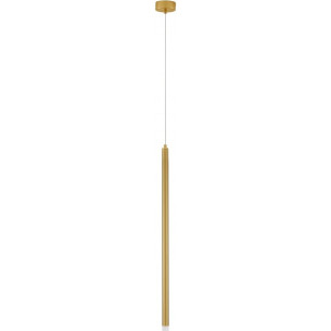 Steam LED 70cm gold glamour tube pendant lamp