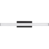 Kinkiet podłużny nowoczesny Tell LED 49cm czarny/biały