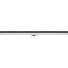 Mirror LED 63cm black Long wall lamp