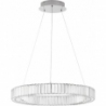 Queen LED 60cm transparent&amp;chrome glamour crystal pendant lamp