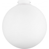 Minge 30cm white glass sphere ceiling lamp