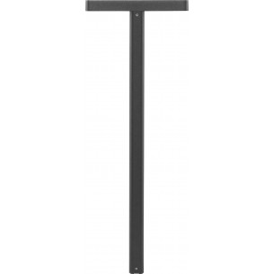 Row LED double 65cm anthracite column &amp; standing garden lamp