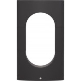 Muna LED 30cm black modern standing garden lamp