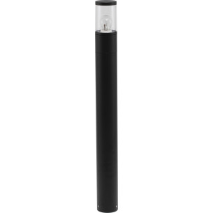 Lampa ogrodowa stojąca Point 90cm przeźroczysty/czarny